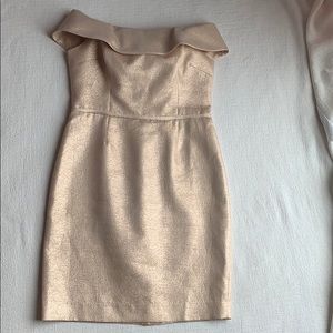 Cocktail dress - Teri Jon / rose gold metallic